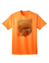 Montezuma Castle Artwork - Premium Adult T-Shirt for Art Enthusiasts-Mens T-shirts-TooLoud-Neon-Orange-Small-Davson Sales