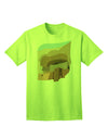 Montezuma Castle Artwork - Premium Adult T-Shirt for Art Enthusiasts-Mens T-shirts-TooLoud-Neon-Green-Small-Davson Sales