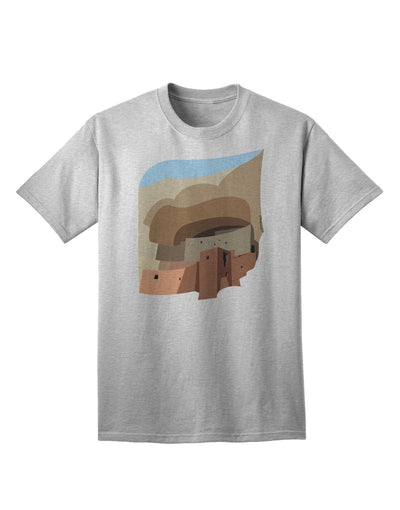 Montezuma Castle Artwork - Premium Adult T-Shirt for Art Enthusiasts-Mens T-shirts-TooLoud-AshGray-Small-Davson Sales