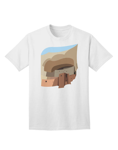 Montezuma Castle Artwork - Premium Adult T-Shirt for Art Enthusiasts-Mens T-shirts-TooLoud-White-Small-Davson Sales