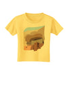 Montezuma Castle Artwork Toddler T-Shirt-Toddler T-Shirt-TooLoud-Yellow-2T-Davson Sales