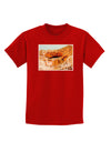 Montezuma Castle Watercolor Childrens Dark T-Shirt-Childrens T-Shirt-TooLoud-Red-X-Small-Davson Sales