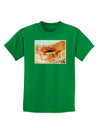 Montezuma Castle Watercolor Childrens Dark T-Shirt-Childrens T-Shirt-TooLoud-Kelly-Green-X-Small-Davson Sales