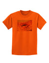 Montezuma Castle Watercolor Childrens T-Shirt-Childrens T-Shirt-TooLoud-Orange-X-Small-Davson Sales