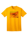 Montezuma Castle Watercolor - Premium Adult T-Shirt for Art Enthusiasts-Mens T-shirts-TooLoud-Gold-Small-Davson Sales