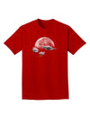 Moon Dream Earth Adult Dark T-Shirt-Mens T-Shirt-TooLoud-Red-Small-Davson Sales