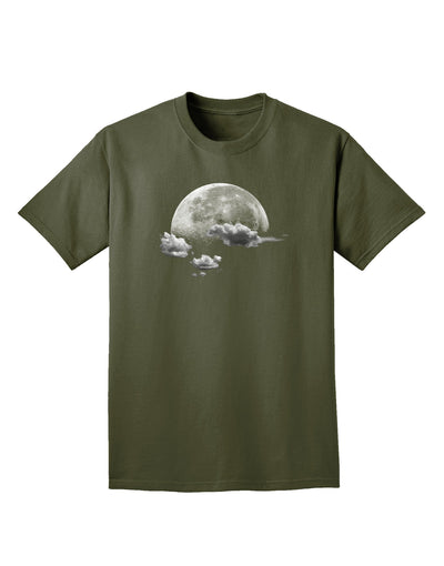 Moon Dream Earth Adult Dark T-Shirt-Mens T-Shirt-TooLoud-Military-Green-Small-Davson Sales