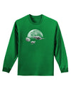 Moon Dream Earth Adult Long Sleeve Dark T-Shirt-TooLoud-Kelly-Green-Small-Davson Sales