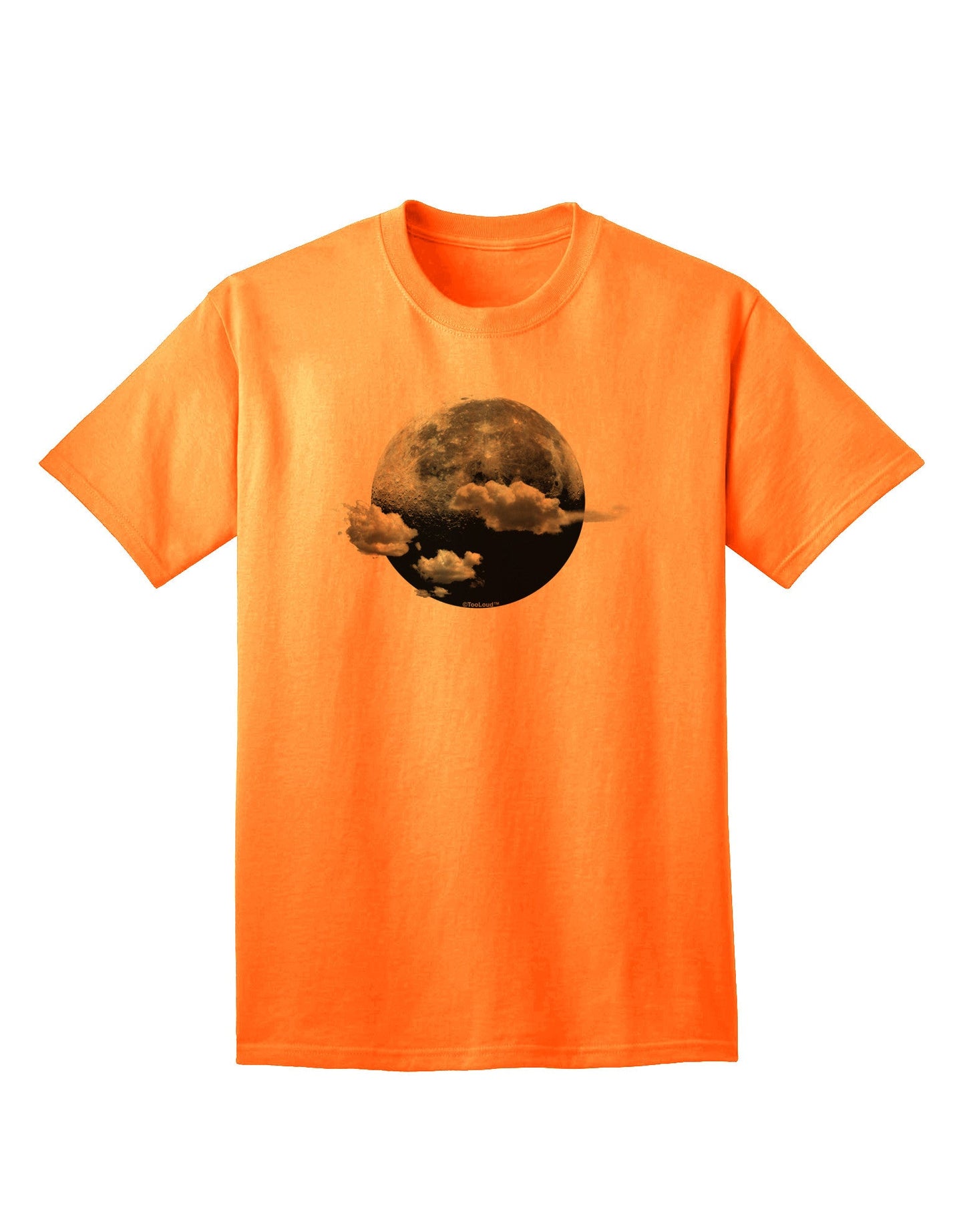 Moon Dream Earth - Premium Adult T-Shirt for the Conscious Shopper-Mens T-shirts-TooLoud-Neon-Orange-Small-Davson Sales