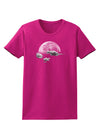 Moon Dream Earth Womens Dark T-Shirt-TooLoud-Hot-Pink-Small-Davson Sales