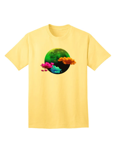 Moon Dream Hallucination Premium Adult T-Shirt - A Unique Expression of Style-Mens T-shirts-TooLoud-Yellow-Small-Davson Sales