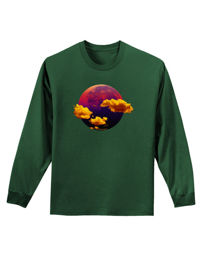 Moon Dream Venus Adult Long Sleeve Dark T-Shirt-TooLoud-Dark-Green-Small-Davson Sales