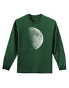 Moon Shadow Adult Long Sleeve Dark T-Shirt-TooLoud-Dark-Green-Small-Davson Sales