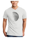 Moon Shadow Adult V-Neck T-shirt-Mens V-Neck T-Shirt-TooLoud-White-Small-Davson Sales