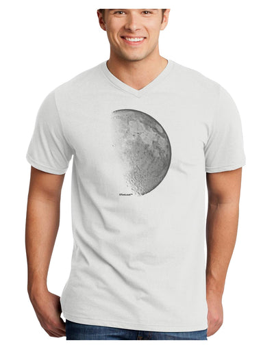 Moon Shadow Adult V-Neck T-shirt-Mens V-Neck T-Shirt-TooLoud-White-Small-Davson Sales