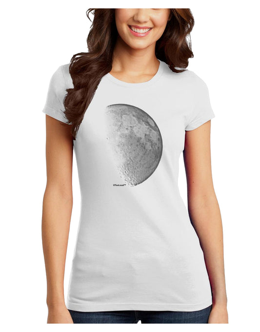 Moon Shadow Juniors T-Shirt-Womens Juniors T-Shirt-TooLoud-White-Juniors Fitted X-Small-Davson Sales