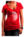 Moon Shadow Juniors V-Neck Dark T-Shirt-Womens V-Neck T-Shirts-TooLoud-Red-Juniors Fitted Small-Davson Sales