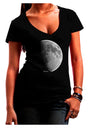 Moon Shadow Juniors V-Neck Dark T-Shirt-Womens V-Neck T-Shirts-TooLoud-Black-Juniors Fitted Small-Davson Sales