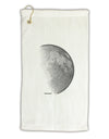 Moon Shadow Micro Terry Gromet Golf Towel 11&#x22;x19-Golf Towel-TooLoud-White-Davson Sales