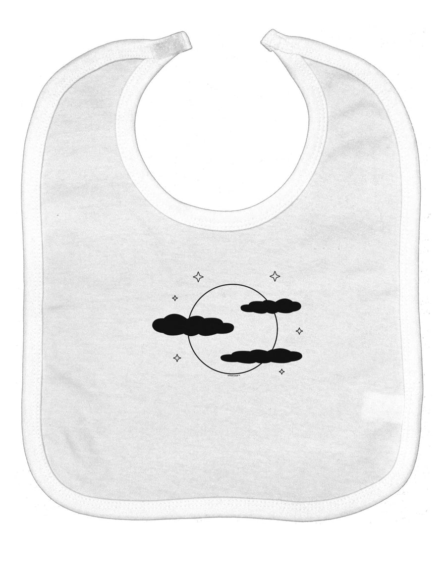 Moon and Stars - Halloween Baby Bib