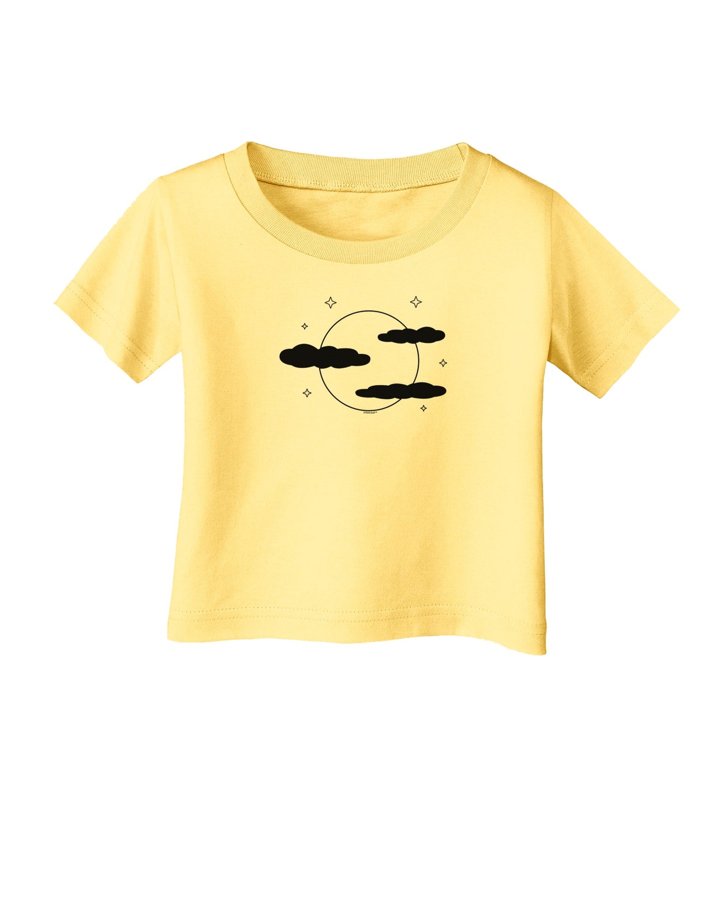 Moon and Stars - Halloween Infant T-Shirt-Infant T-Shirt-TooLoud-Daffodil-Yellow-06-Months-Davson Sales