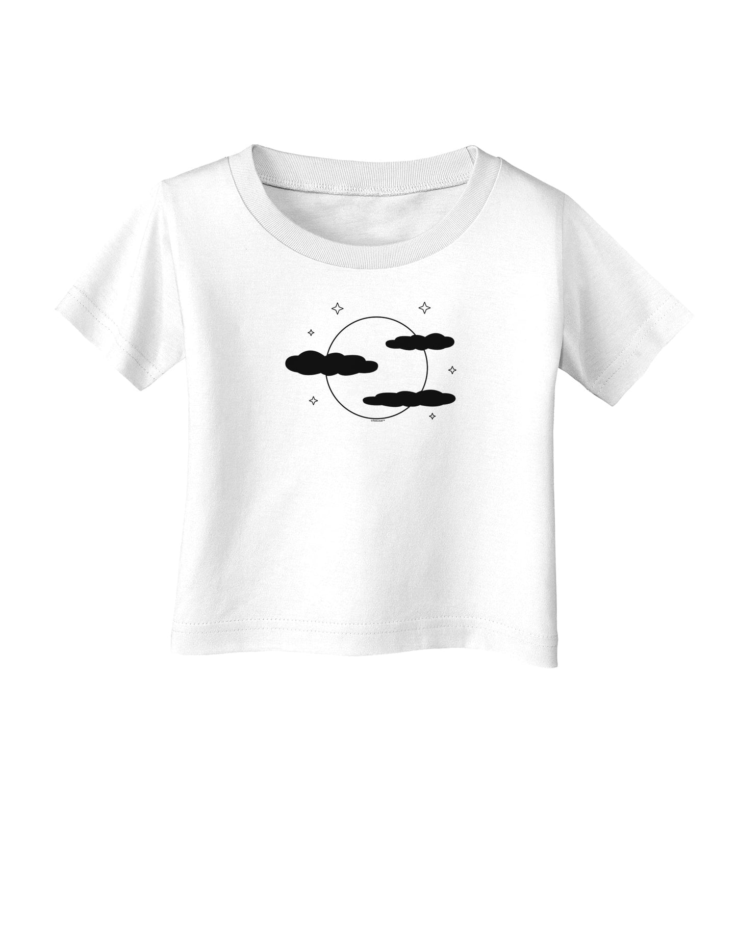 Moon and Stars - Halloween Infant T-Shirt-Infant T-Shirt-TooLoud-White-06-Months-Davson Sales