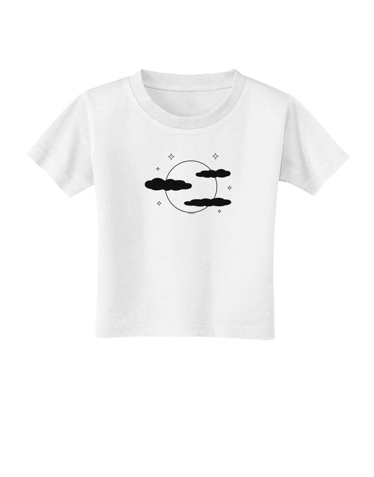 Moon and Stars - Halloween Toddler T-Shirt-Toddler T-Shirt-TooLoud-White-2T-Davson Sales