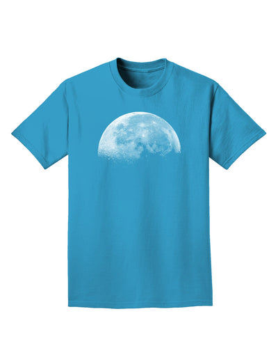 Moon of Earth Adult Dark T-Shirt-Mens T-Shirt-TooLoud-Turquoise-Small-Davson Sales