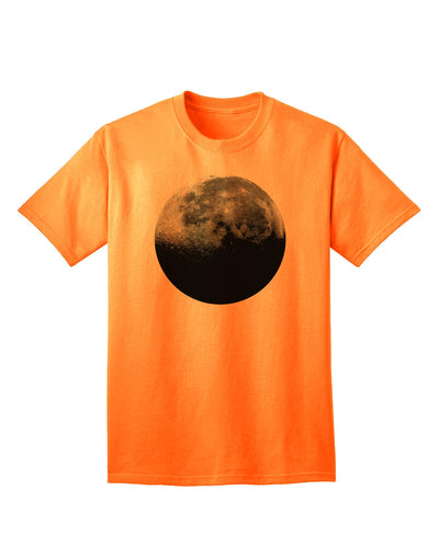 Moon of Earth Premium Adult T-Shirt - Exclusively for Ecommerce Shoppers-Mens T-shirts-TooLoud-Neon-Orange-Small-Davson Sales