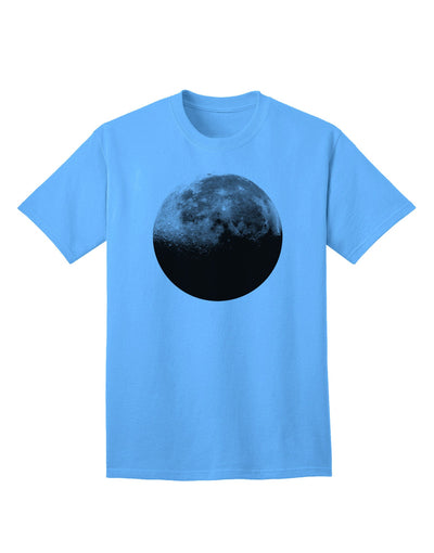 Moon of Earth Premium Adult T-Shirt - Exclusively for Ecommerce Shoppers-Mens T-shirts-TooLoud-Aquatic-Blue-Small-Davson Sales