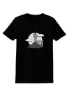 Moonlit Wizard Tower - Grayscale Womens Dark T-Shirt-Womens T-Shirt-TooLoud-Black-X-Small-Davson Sales