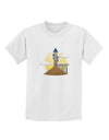 Moonlit Wizard Tower - Halloween Childrens T-Shirt-Childrens T-Shirt-TooLoud-White-X-Small-Davson Sales