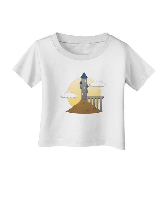 Moonlit Wizard Tower - Halloween Infant T-Shirt-Infant T-Shirt-TooLoud-White-06-Months-Davson Sales