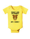 More Like Pit Buddy Baby Romper Bodysuit-Baby Romper-TooLoud-Yellow-06-Months-Davson Sales