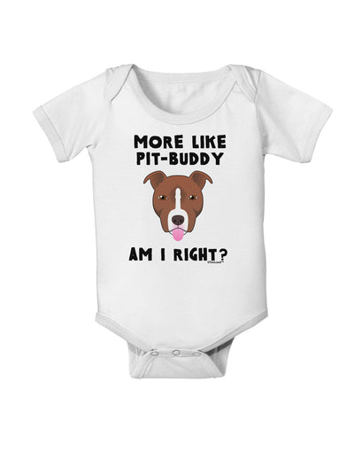 More Like Pit Buddy Baby Romper Bodysuit-Baby Romper-TooLoud-White-06-Months-Davson Sales