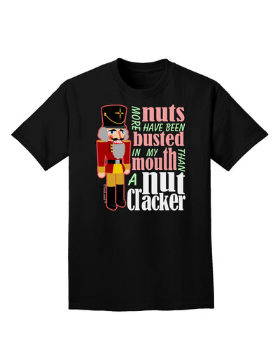 More Nuts Busted - My Mouth Adult Dark T-Shirt-Mens T-Shirt-TooLoud-Black-Small-Davson Sales