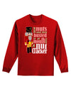 More Nuts Busted - My Mouth Adult Long Sleeve Dark T-Shirt-TooLoud-Red-Small-Davson Sales