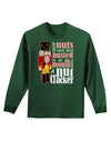 More Nuts Busted - My Mouth Adult Long Sleeve Dark T-Shirt-TooLoud-Dark-Green-Small-Davson Sales