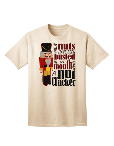 More Nuts Busted - My Mouth Adult T-Shirt-Mens T-Shirt-TooLoud-Natural-Small-Davson Sales