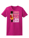 More Nuts Busted - My Mouth Womens Dark T-Shirt-TooLoud-Hot-Pink-Small-Davson Sales