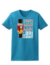 More Nuts Busted - My Mouth Womens Dark T-Shirt-TooLoud-Turquoise-X-Small-Davson Sales