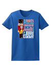 More Nuts Busted - My Mouth Womens Dark T-Shirt-TooLoud-Royal-Blue-X-Small-Davson Sales