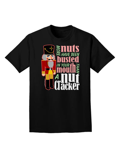 More Nuts Busted - Your Mouth Adult Dark T-Shirt-Mens T-Shirt-TooLoud-Black-Small-Davson Sales