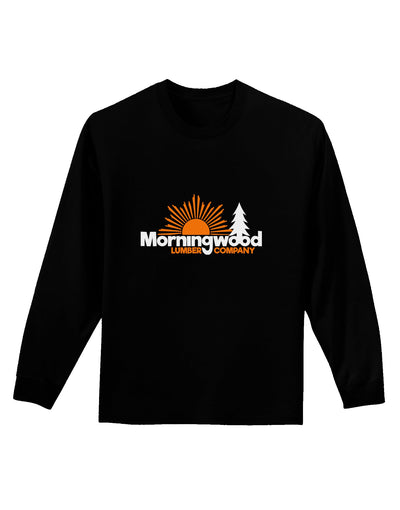 Morningwood Company Funny Adult Long Sleeve Dark T-Shirt by TooLoud-TooLoud-Black-Small-Davson Sales