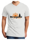 Morningwood Company Funny Adult V-Neck T-shirt by TooLoud-Mens V-Neck T-Shirt-TooLoud-White-Small-Davson Sales