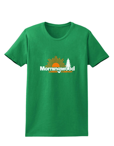 Morningwood Company Funny Womens Dark T-Shirt by TooLoud-TooLoud-Kelly-Green-X-Small-Davson Sales