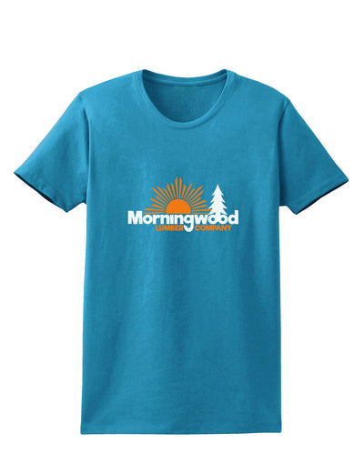 Morningwood Company Funny Womens Dark T-Shirt by TooLoud-TooLoud-Turquoise-X-Small-Davson Sales