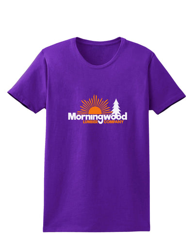 Morningwood Company Funny Womens Dark T-Shirt by TooLoud-TooLoud-Purple-X-Small-Davson Sales