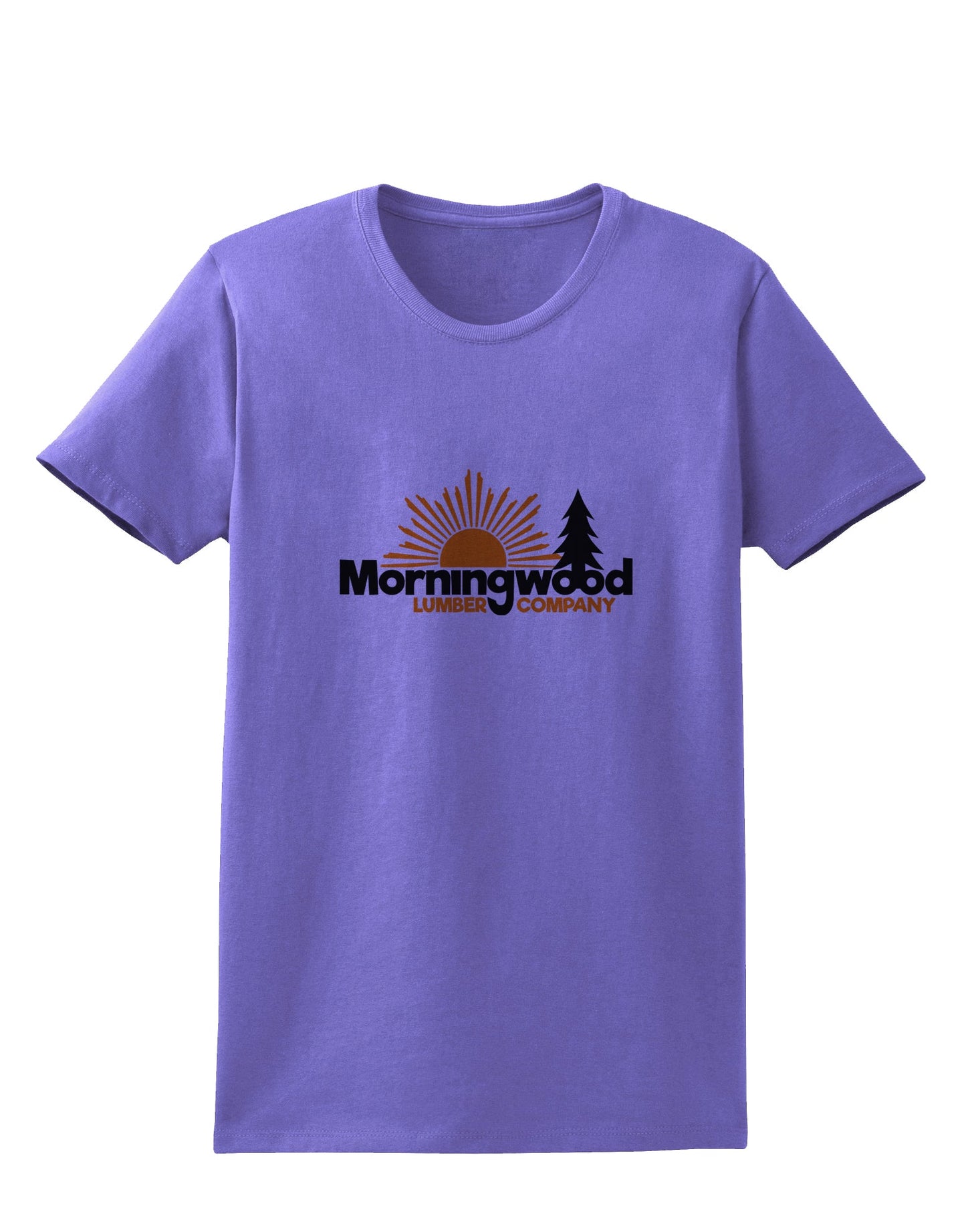 Morningwood Company Funny Womens T-Shirt by TooLoud-TooLoud-Violet-X-Small-Davson Sales