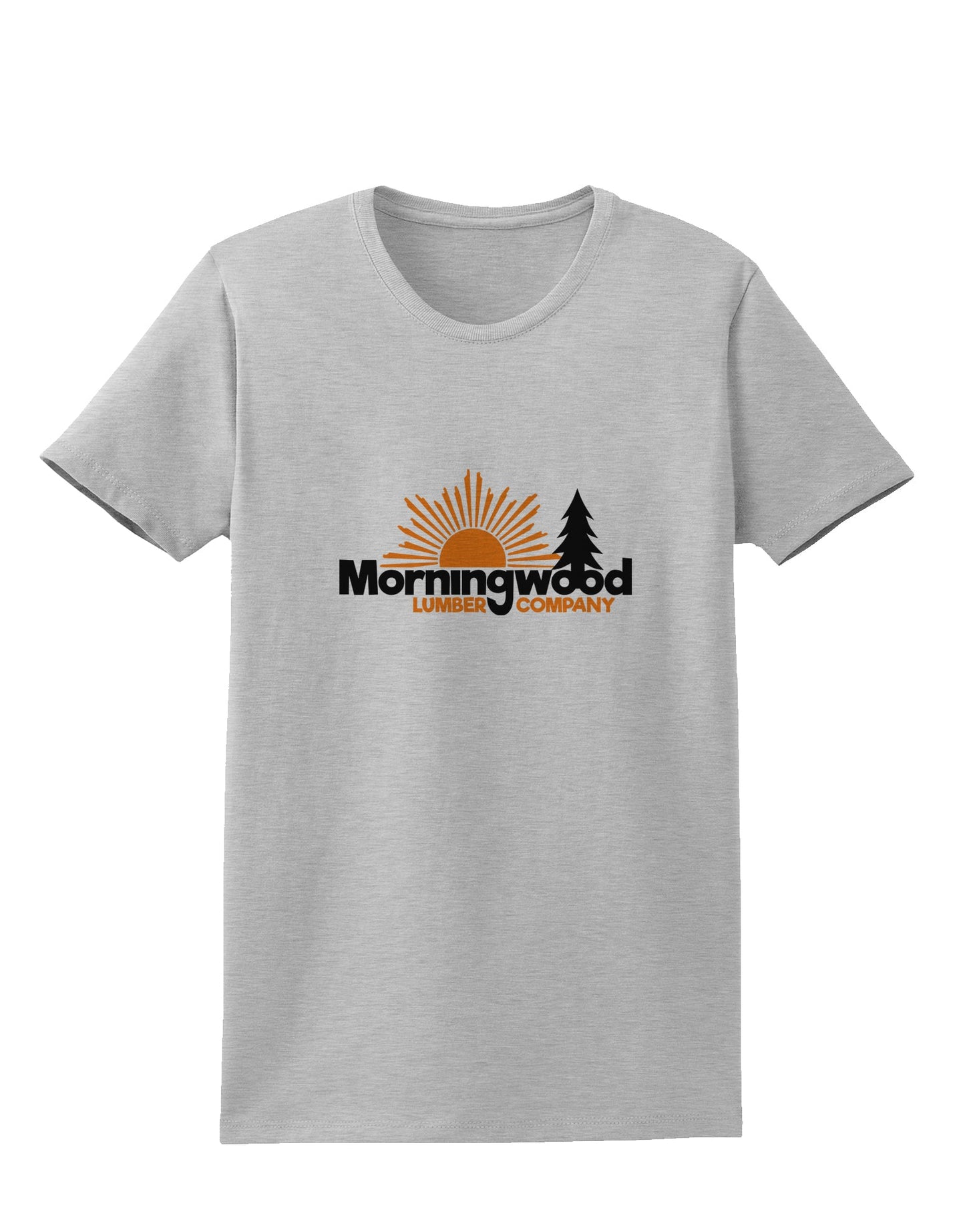 Morningwood Company Funny Womens T-Shirt by TooLoud-TooLoud-AshGray-X-Small-Davson Sales